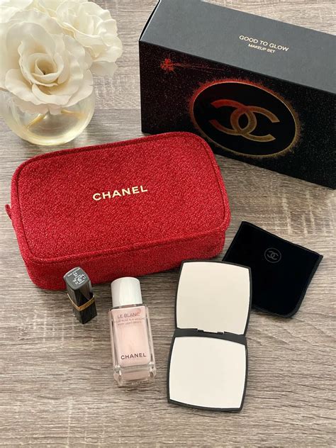 chanel red gift set|Chanel gift set holiday 2022.